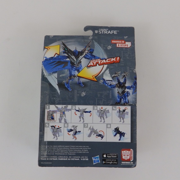 Transformers Age Of Extinction Spin Attack Dinobot Strafe NIB 2014 Hasbro - Picture 2 of 2
